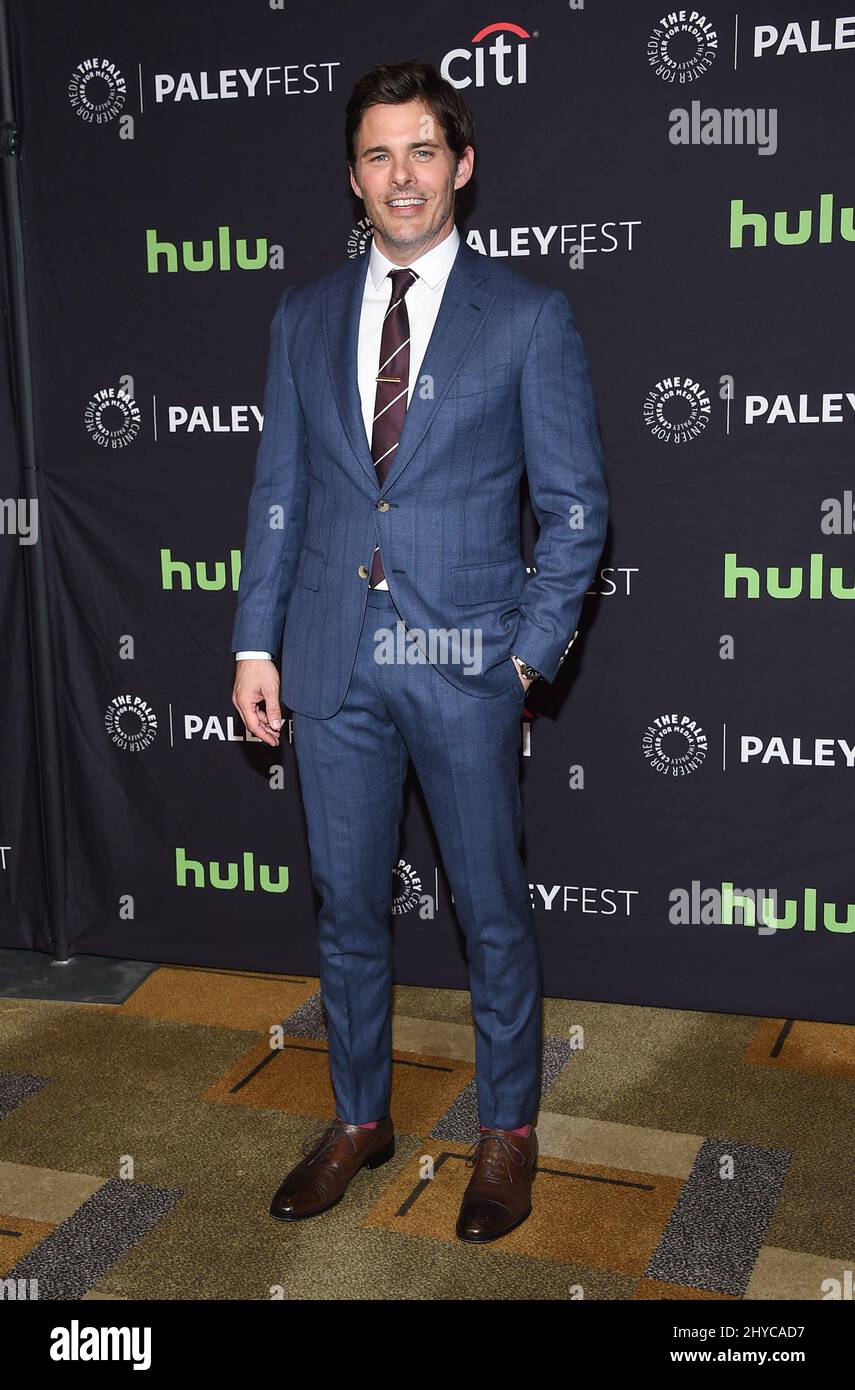 James Marsden arriving for Westworld at the 34th Annual PaleyFest in Los Angeles, 25th March 2017 Stock Photo
