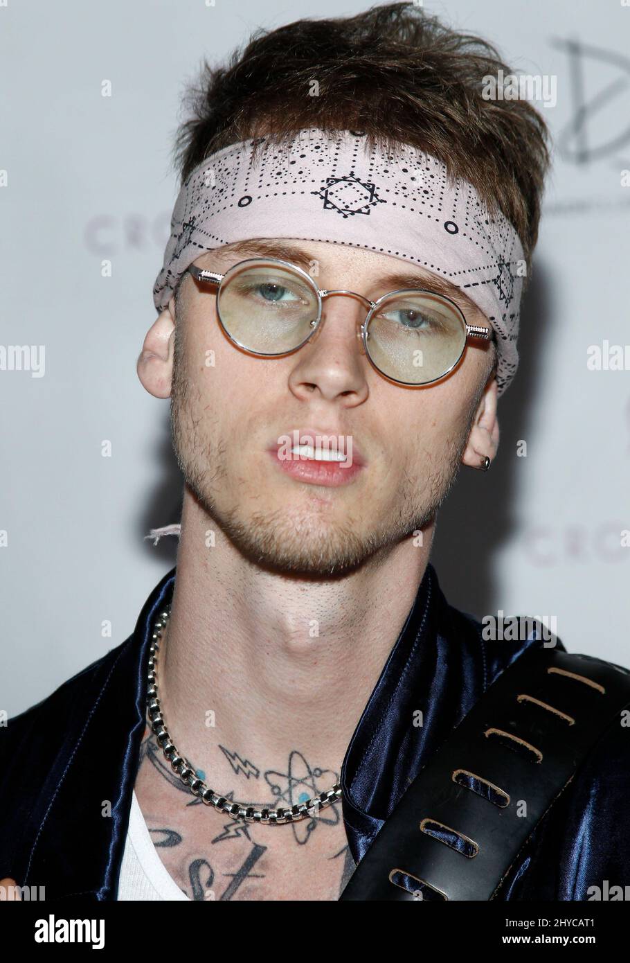 Machine Gun Kelly attends Drai's at The Cromwell hosted by Machine Gun Kelly Stock