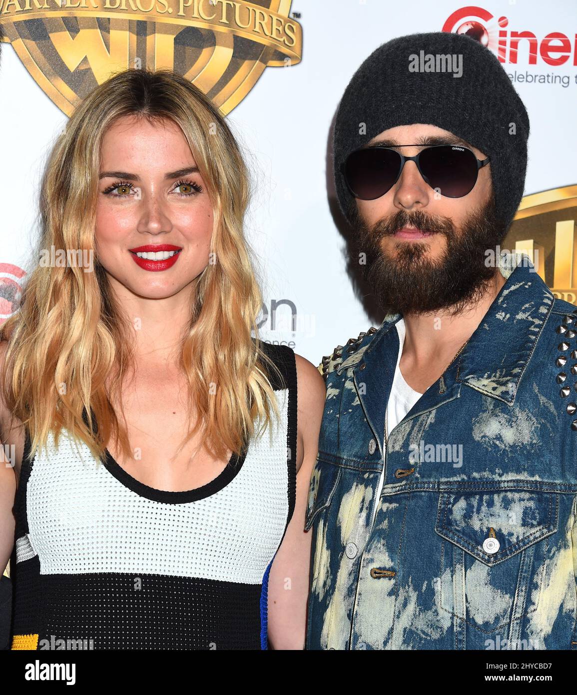Ana De Armas and Jared Leto attending the Warner Bros. presentation for