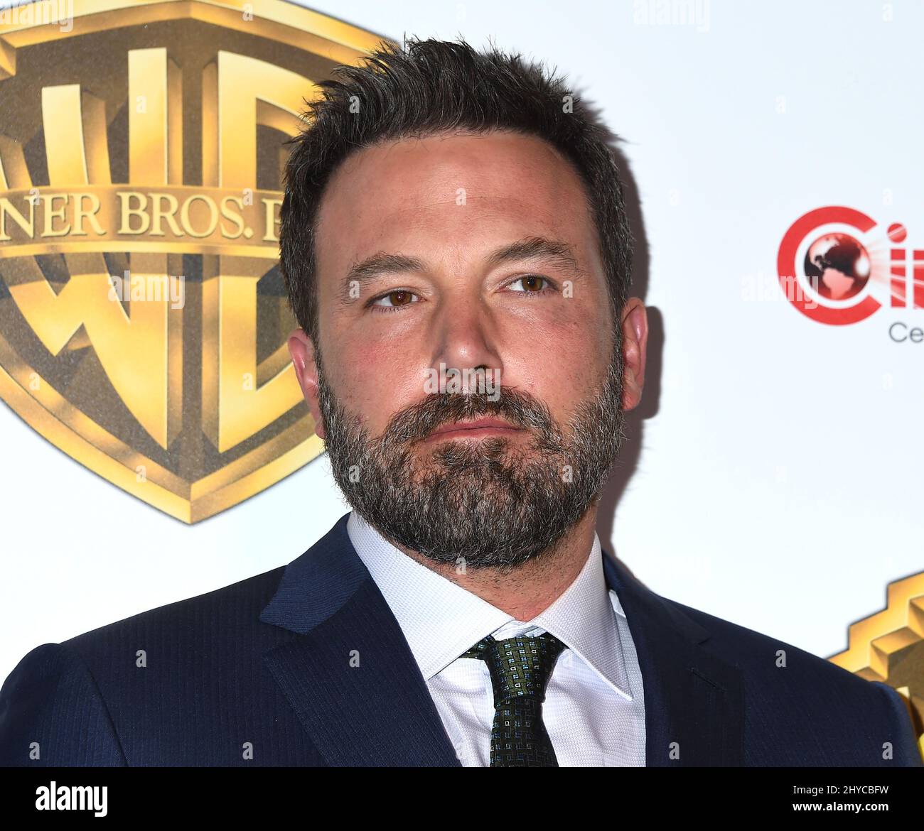 Ben Affleck attending the Warner Bros. presentation for 