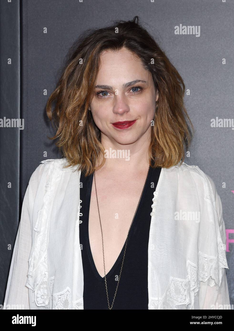 Fiona Dourif arriving at "The Son" Los Angeles Premiere Screening held
