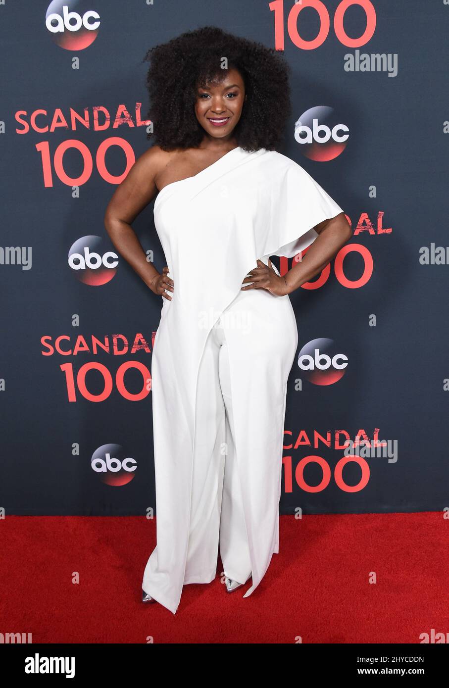 Saycon Sengbloh the 100th Episode celebration of Scandal, in Los