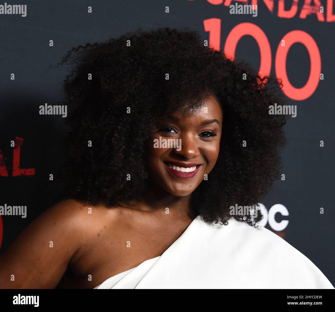 Saycon Sengbloh the 100th Episode celebration of Scandal, in Los