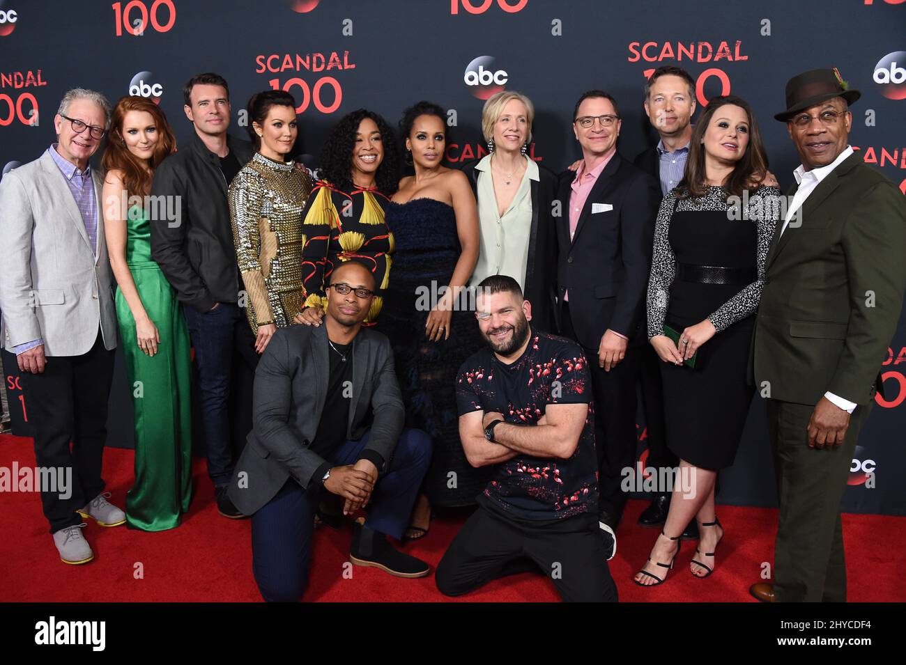 Darby Stanchfield, Scott Foley, Bellamy Young, Shonda Rhimes, Ke the