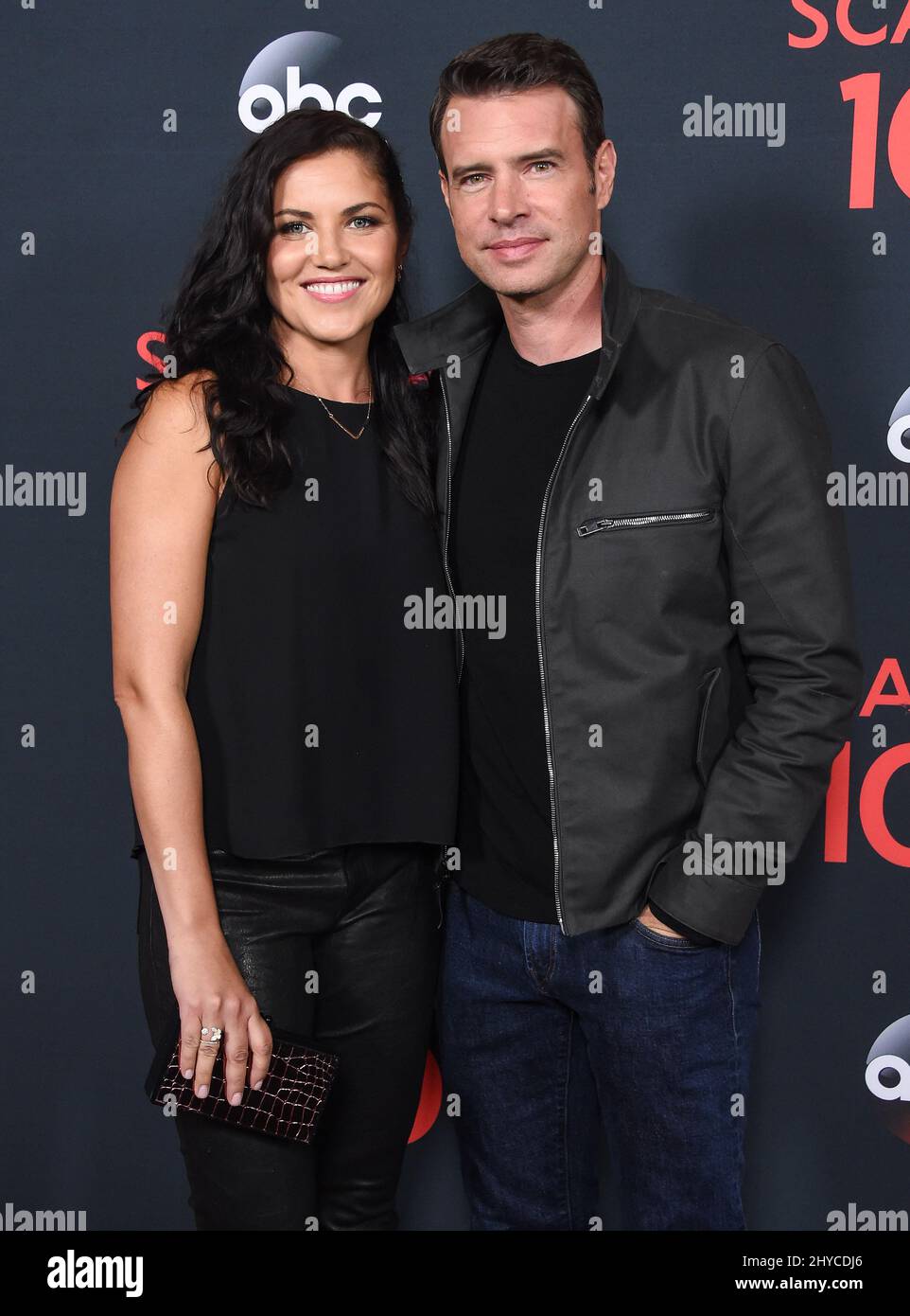 Scott Foley and Marika Dominczyk the 100th Episode celebration of