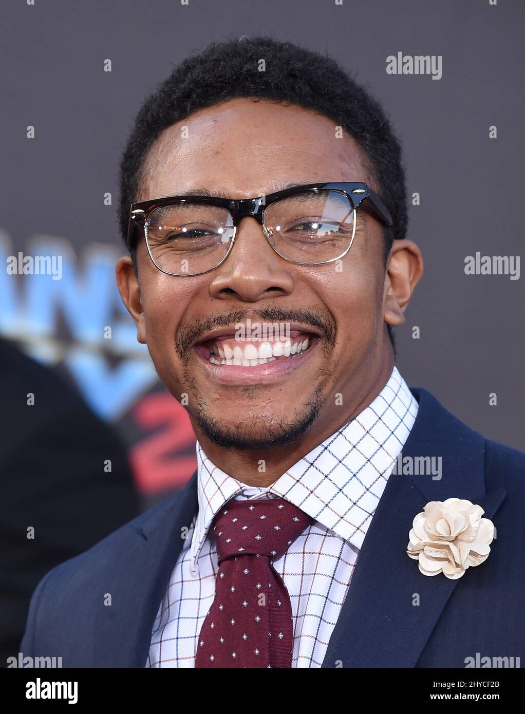 Allen Maldonado attending the world premiere of Guardians of the Galaxy