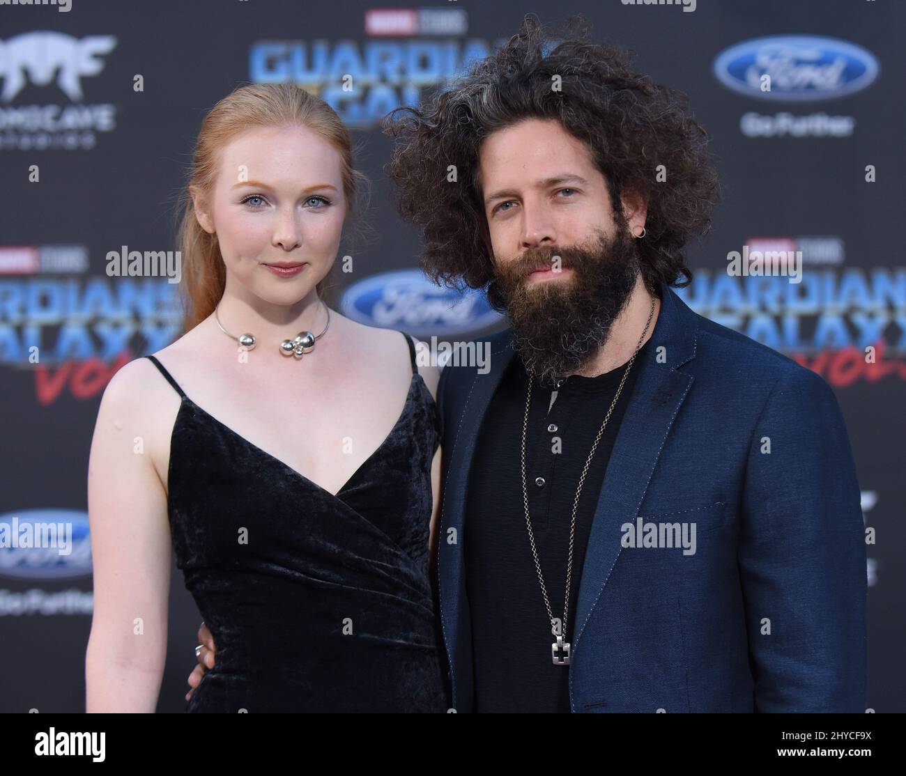 Molly Quinn attending the world premiere of Guardians of the Galaxy Vol