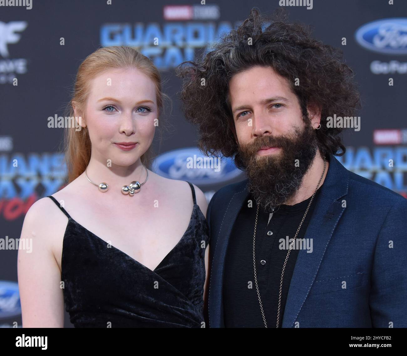 Molly Quinn attending the world premiere of Guardians of the Galaxy Vol