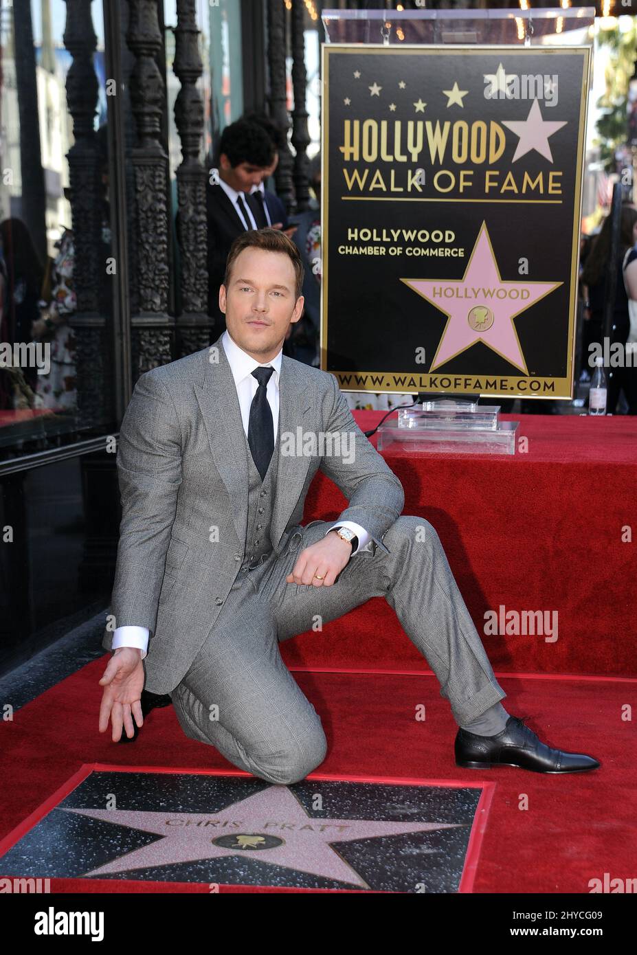 Chris Pratt at the Hollywood Walk Of Fame Star Ceremony held in front of El  Capitan Theatre Stock Photo - Alamy