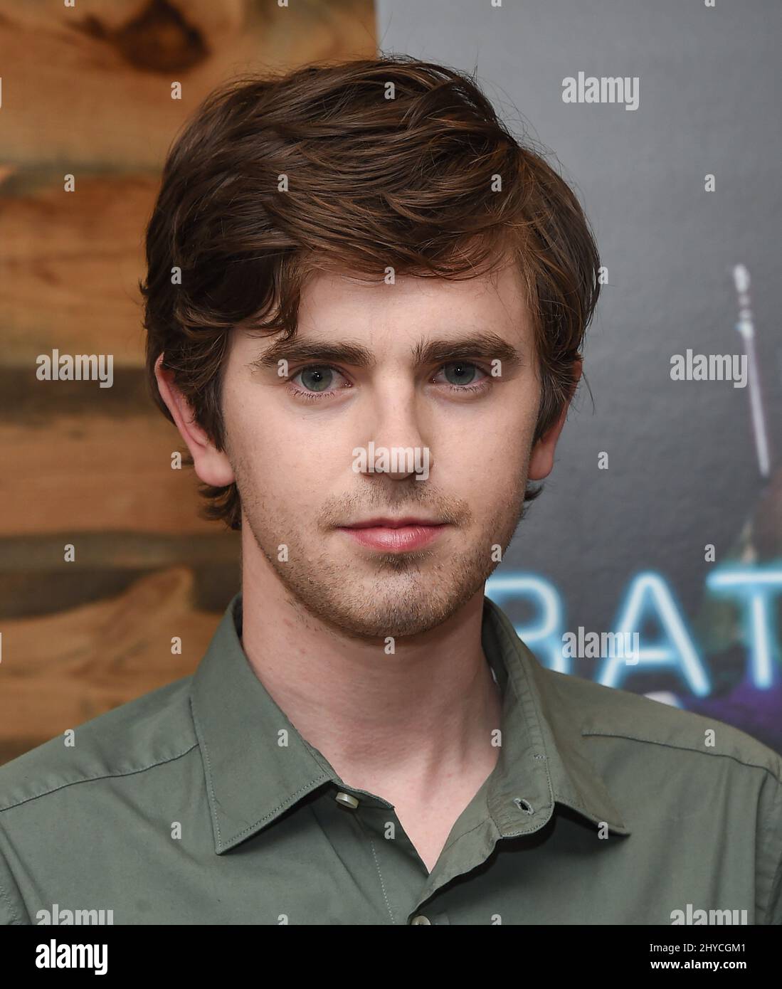 Freddie Highmore attending the 