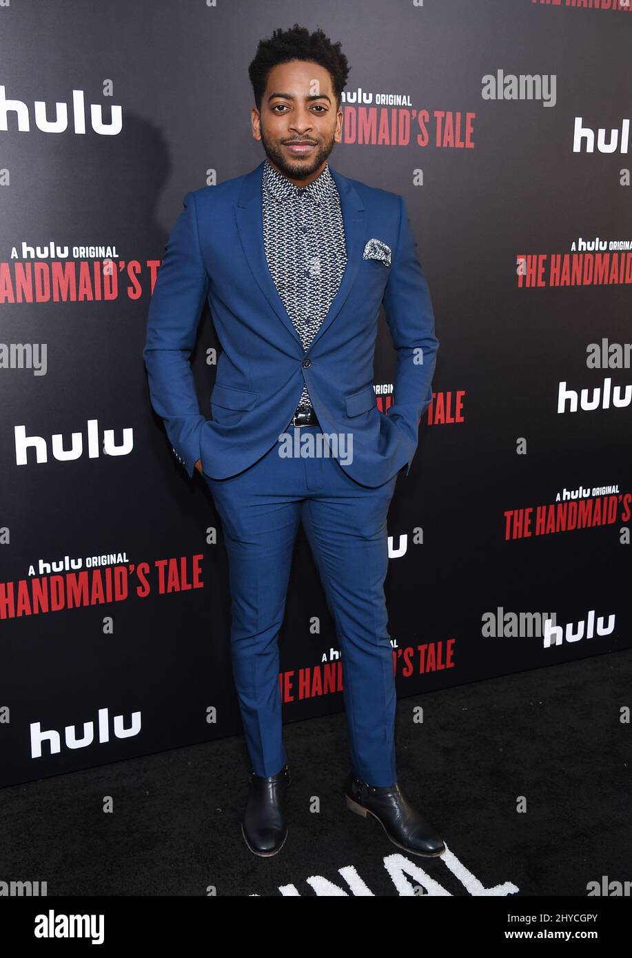 Shaun Brown arriving for Hulu's "The Handmaid's Tale" premiere held at