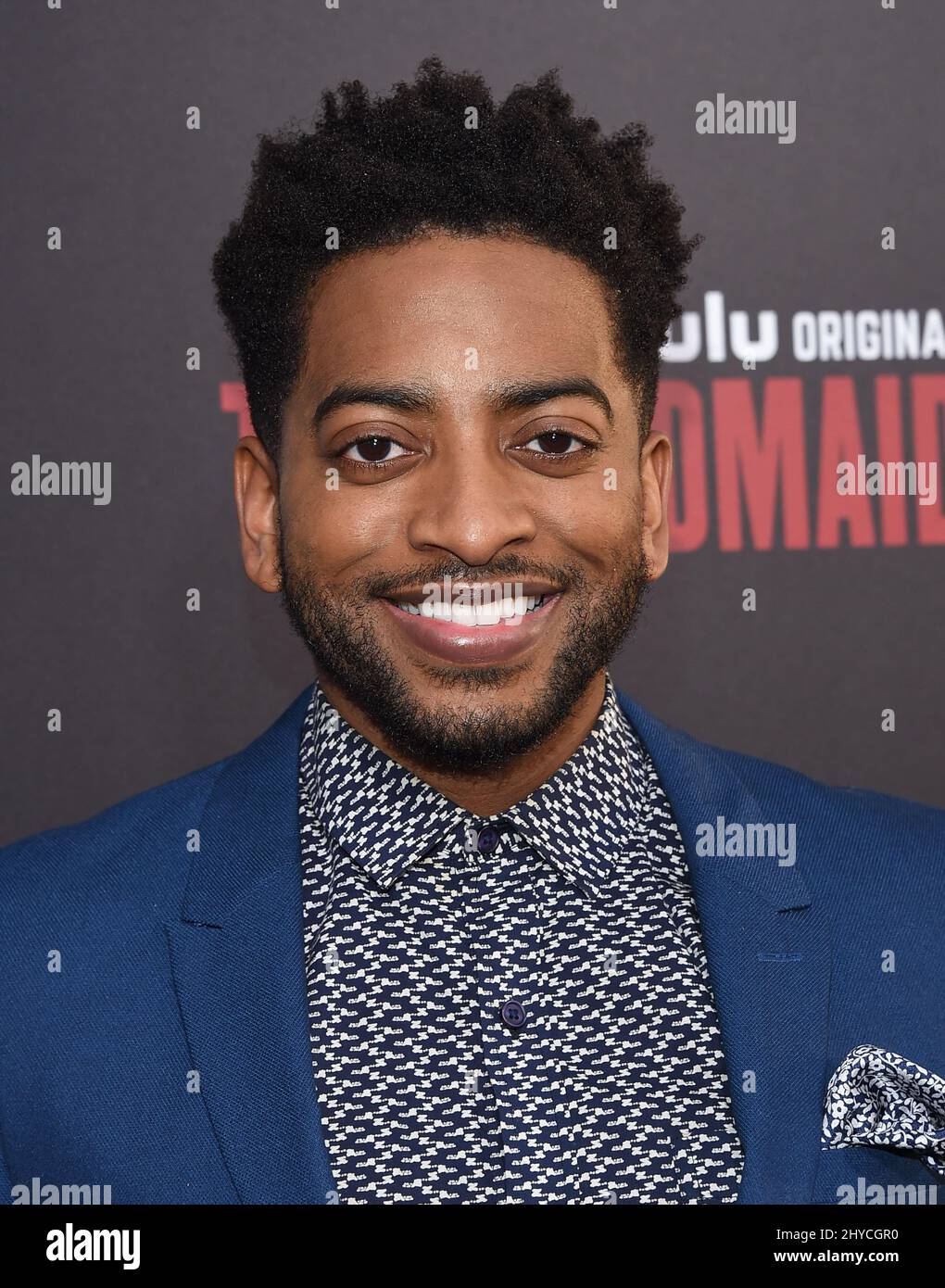 Shaun Brown arriving for Hulu's "The Handmaid's Tale" premiere held at