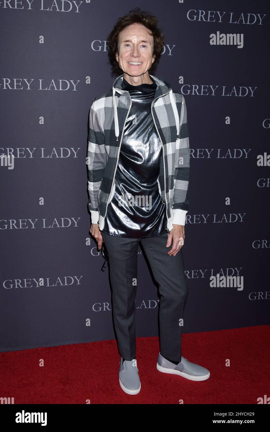 G Tom Mac arriving for the 'Grey Lady' Premiere held at the Landmark Theater Westside Pavilion, Los Angeles on April 26, 2017 Stock Photo