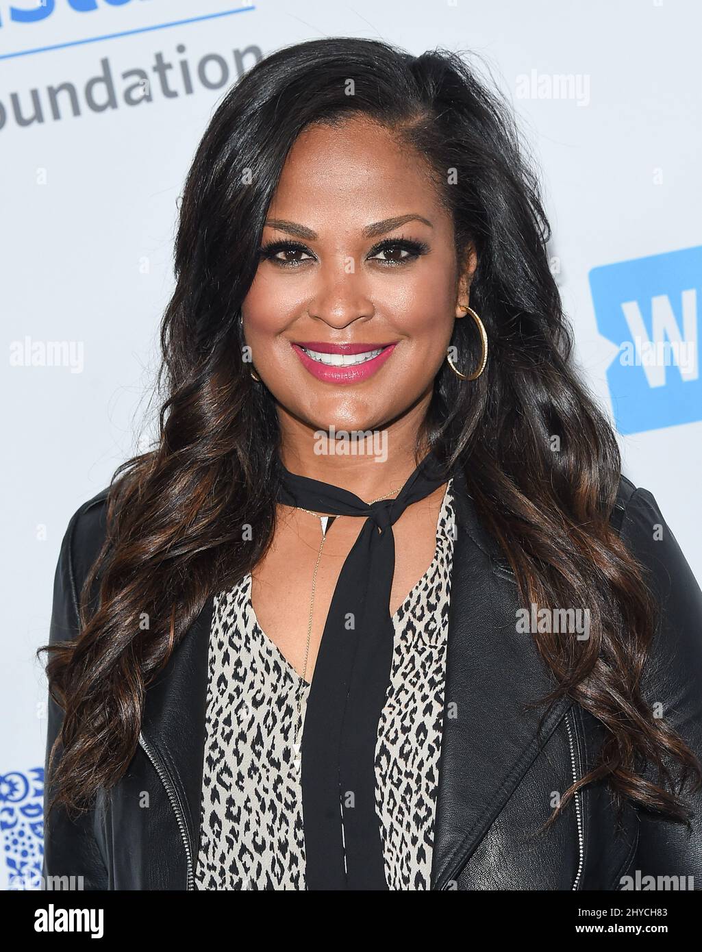 Laila Ali attending WE Day held at The Forum in Los Angeles, USA Stock Photo