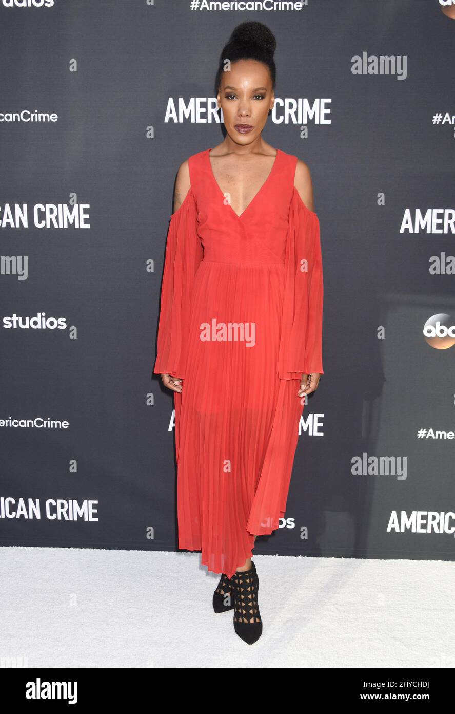 Mickaelle X. Bizet attending ABC's "American Crime" FYC Event held at