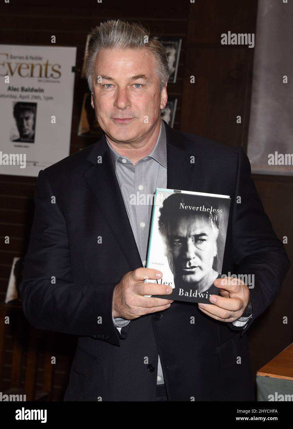Alec Baldwin attending the signing of his book Nevertheless, at The Grove in Los Angeles