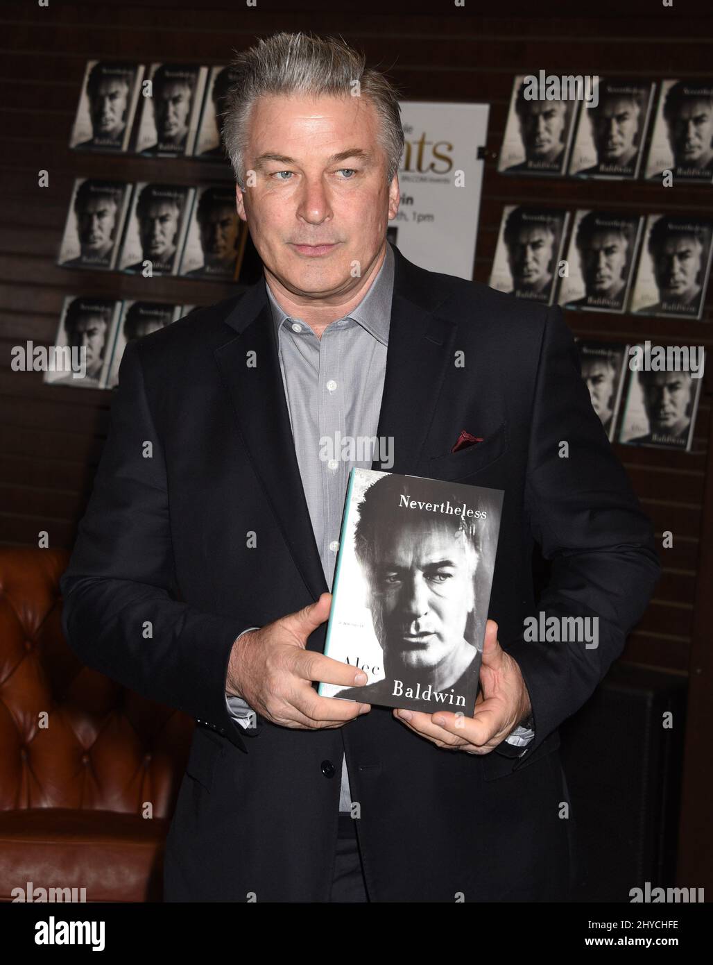 Alec Baldwin attending the signing of his book Nevertheless, at The Grove in Los Angeles