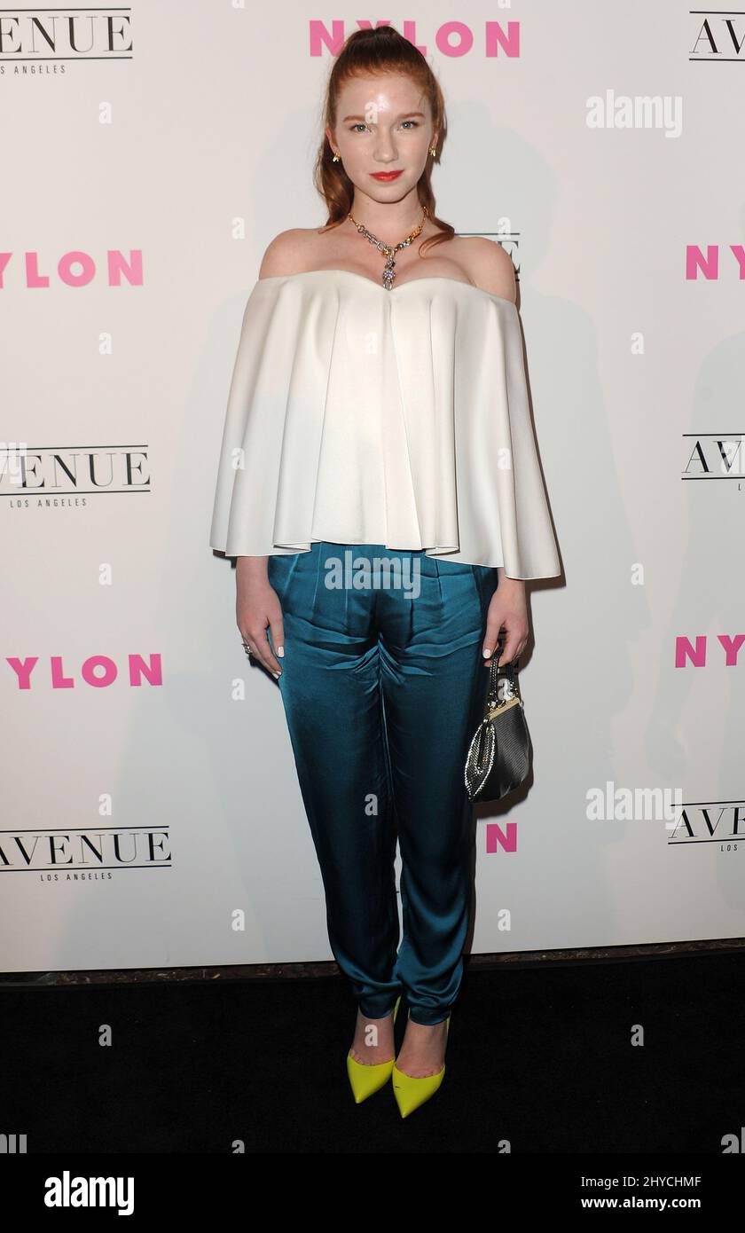 Annalise Basso attending the NYLON Magazine Annual Young Hollywood May Issue Party held at Avenue, in Los Angeles, California Stock Photo