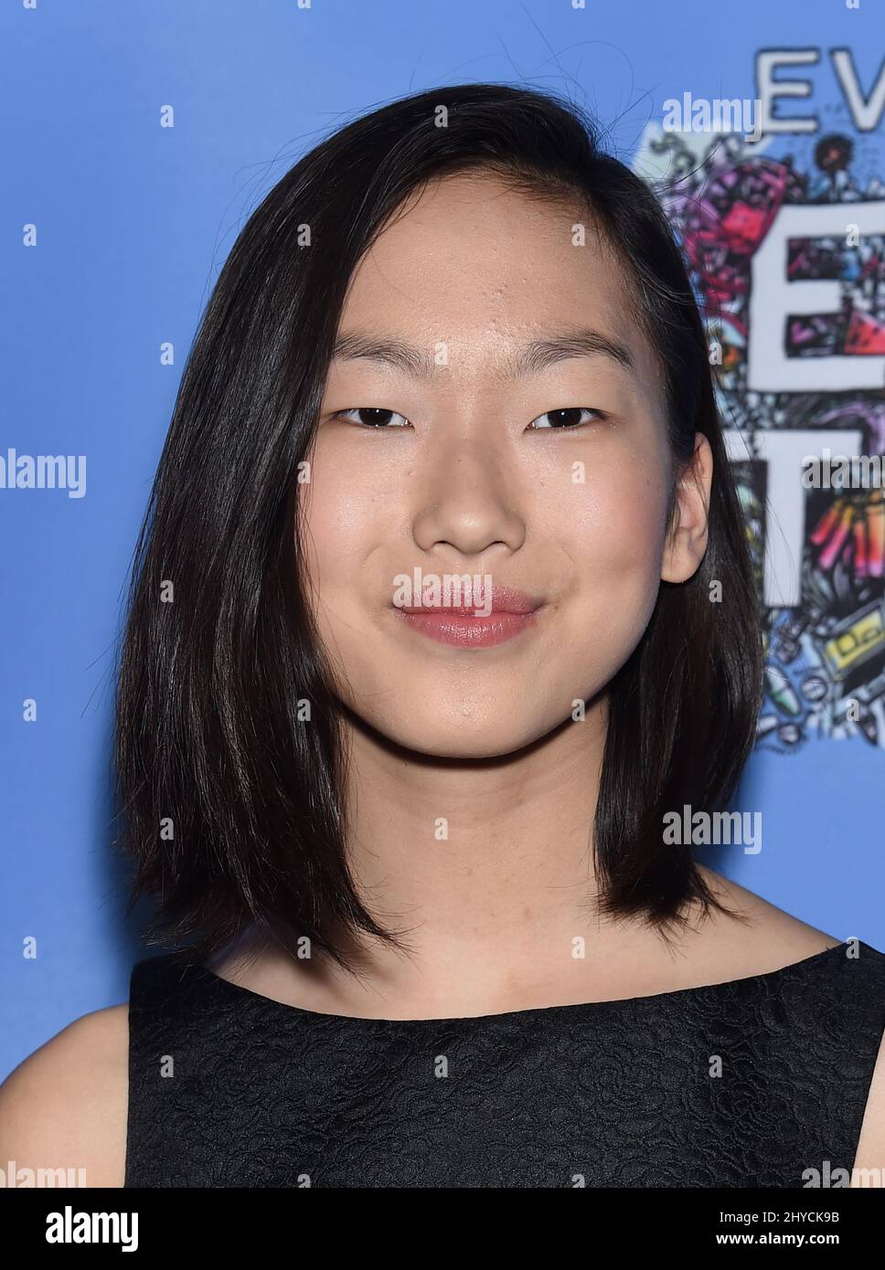 Madison Hu attending the "Everything, Everything" screening held at the