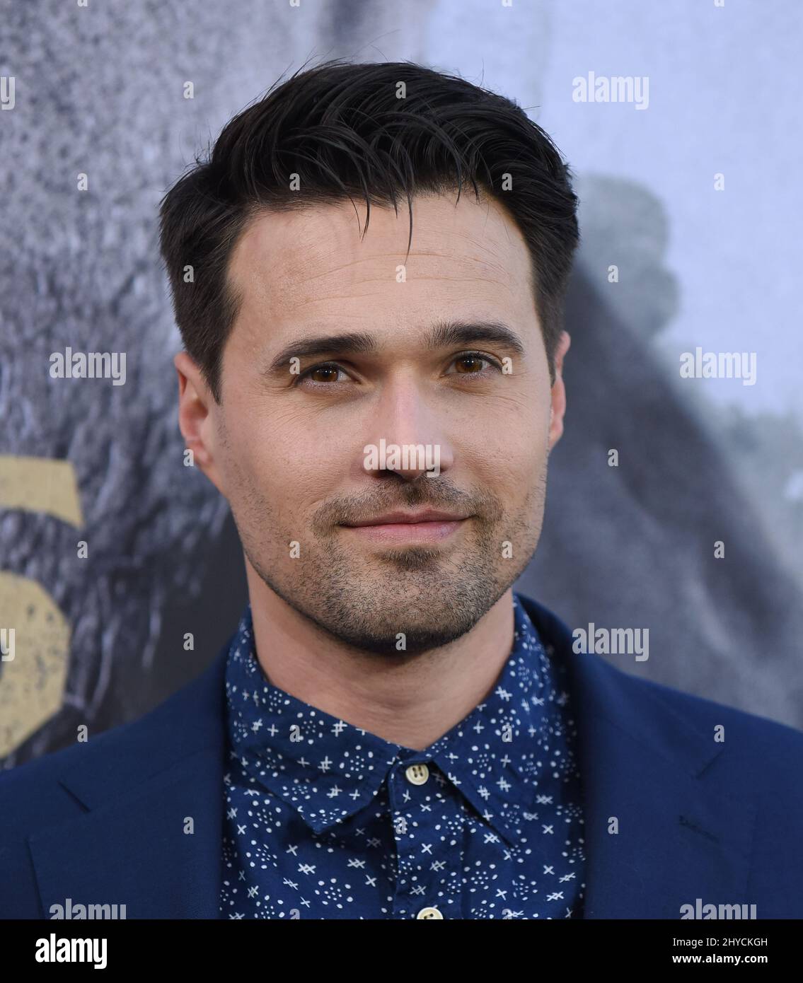 Brett Dalton arriving to the "King Arthur Legend of the Sword" World