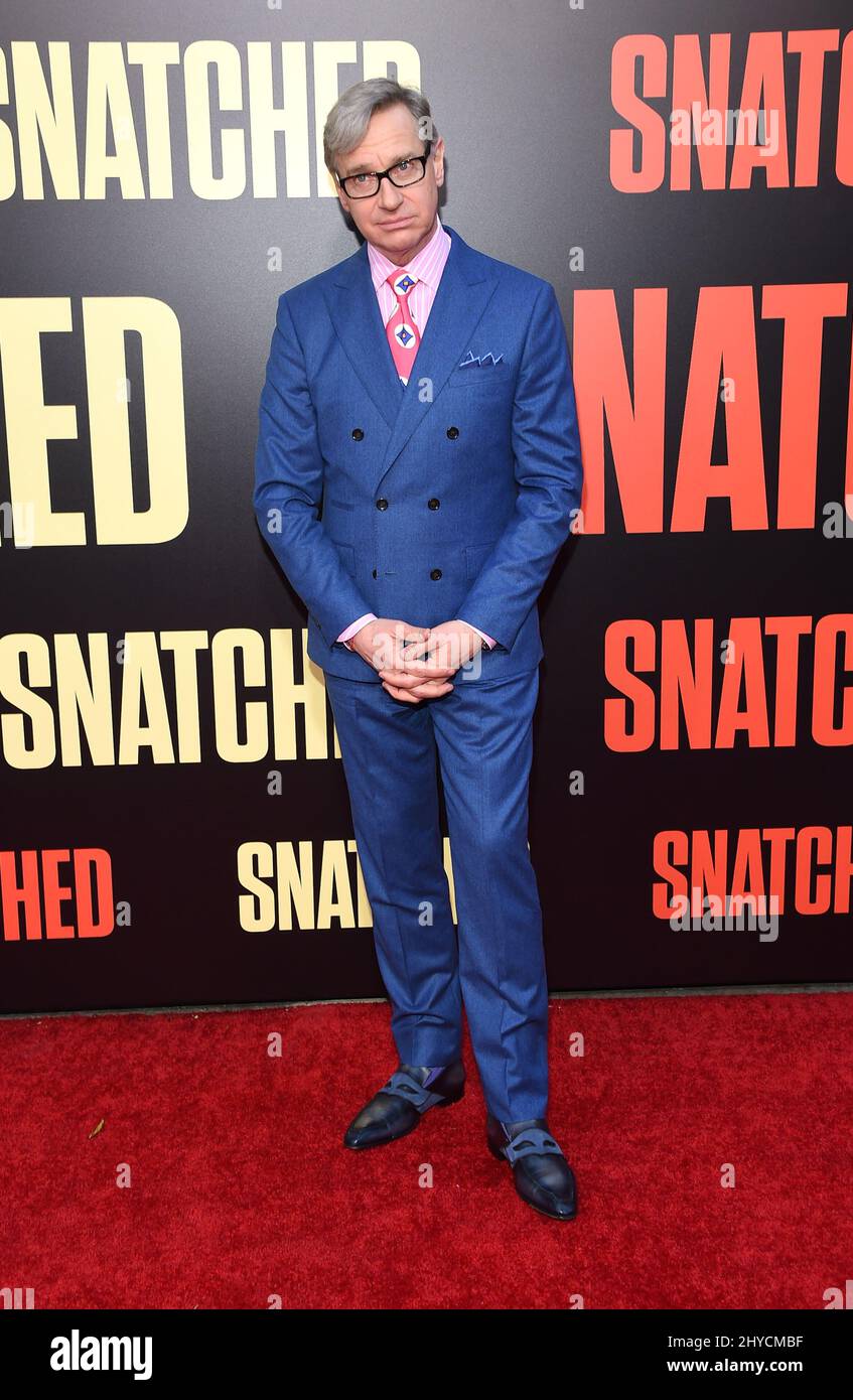 Paul Feig 'Snatched' World Premiere held at the Regency Village Theatre Stock Photo
