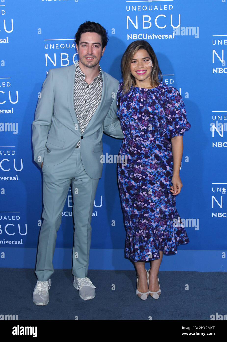 Ben Feldman and America Ferrera of Superstore attend the