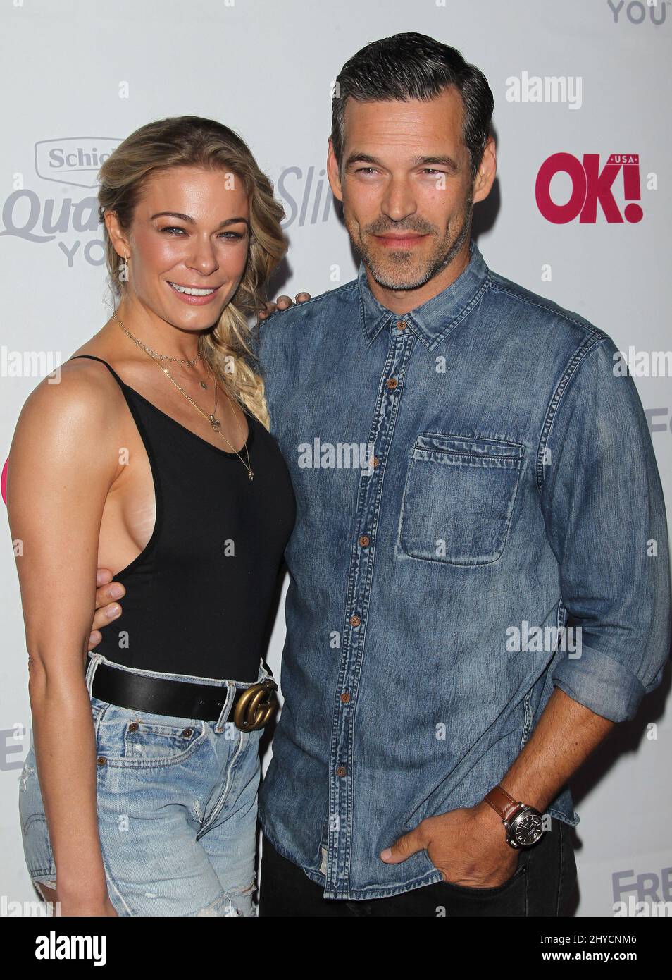 LeAnn Rimes and Eddie Cibrian arriving at the OK Magazine Summer ...