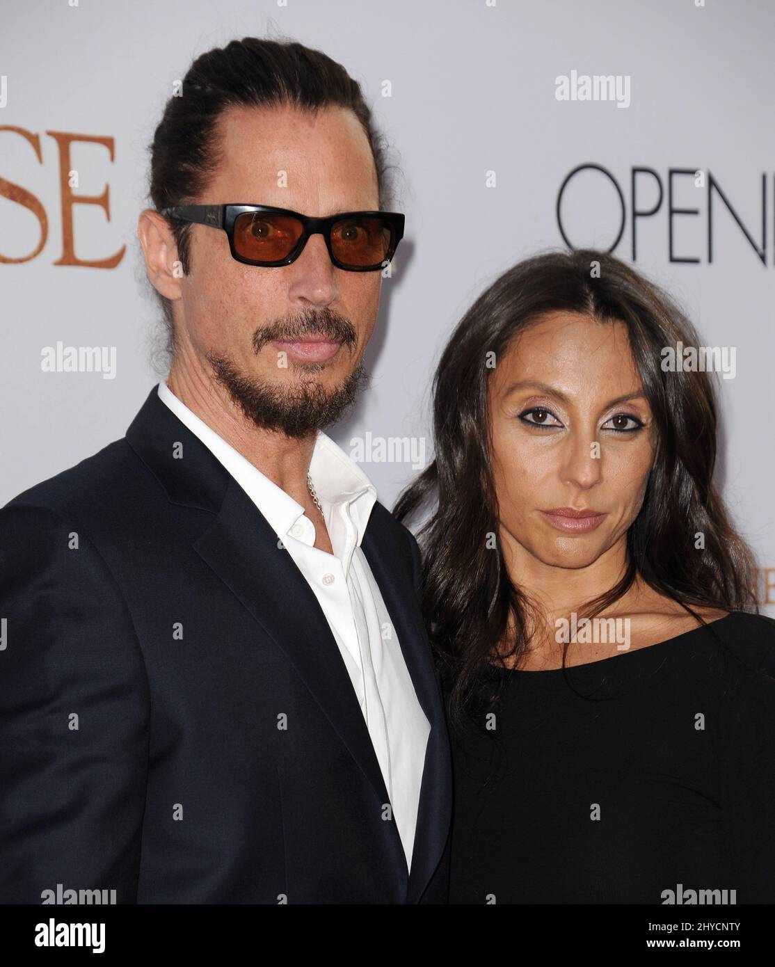 Chris Cornell has died aged 52. Chris Cornell, Vicky Karayiannis attending the premiere of The Promise, held at TCL Chinese Theatre, in Los Angeles, California Stock Photo
