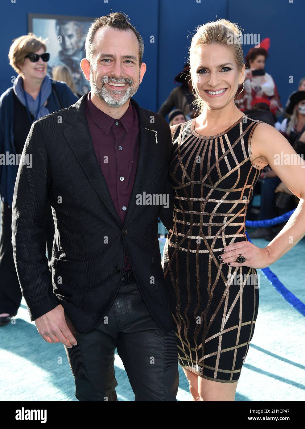 Geoff Zanelli and Jen Jardine attending Disney's ''Pirates Of The