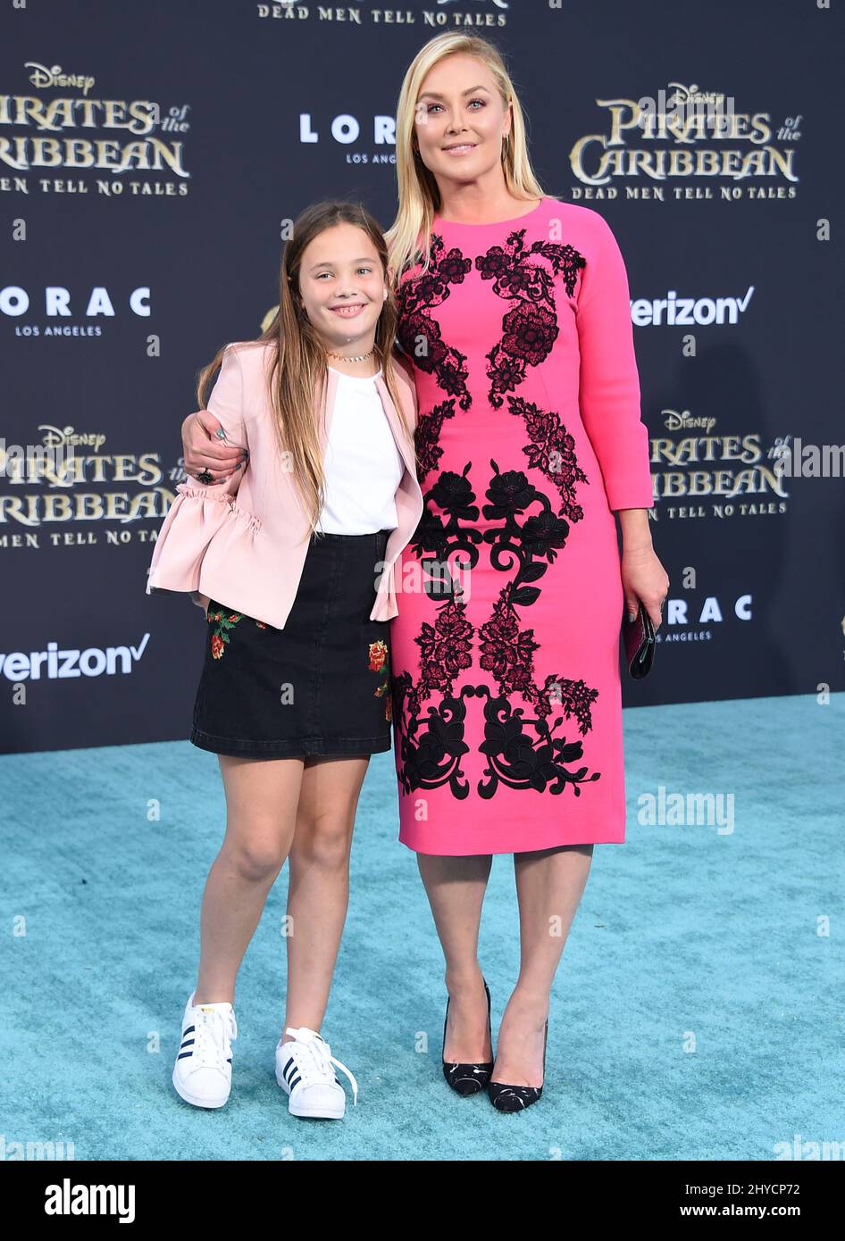 Elisabeth Rohm and Easton Wooster attending Disney's ''Pirates Of The