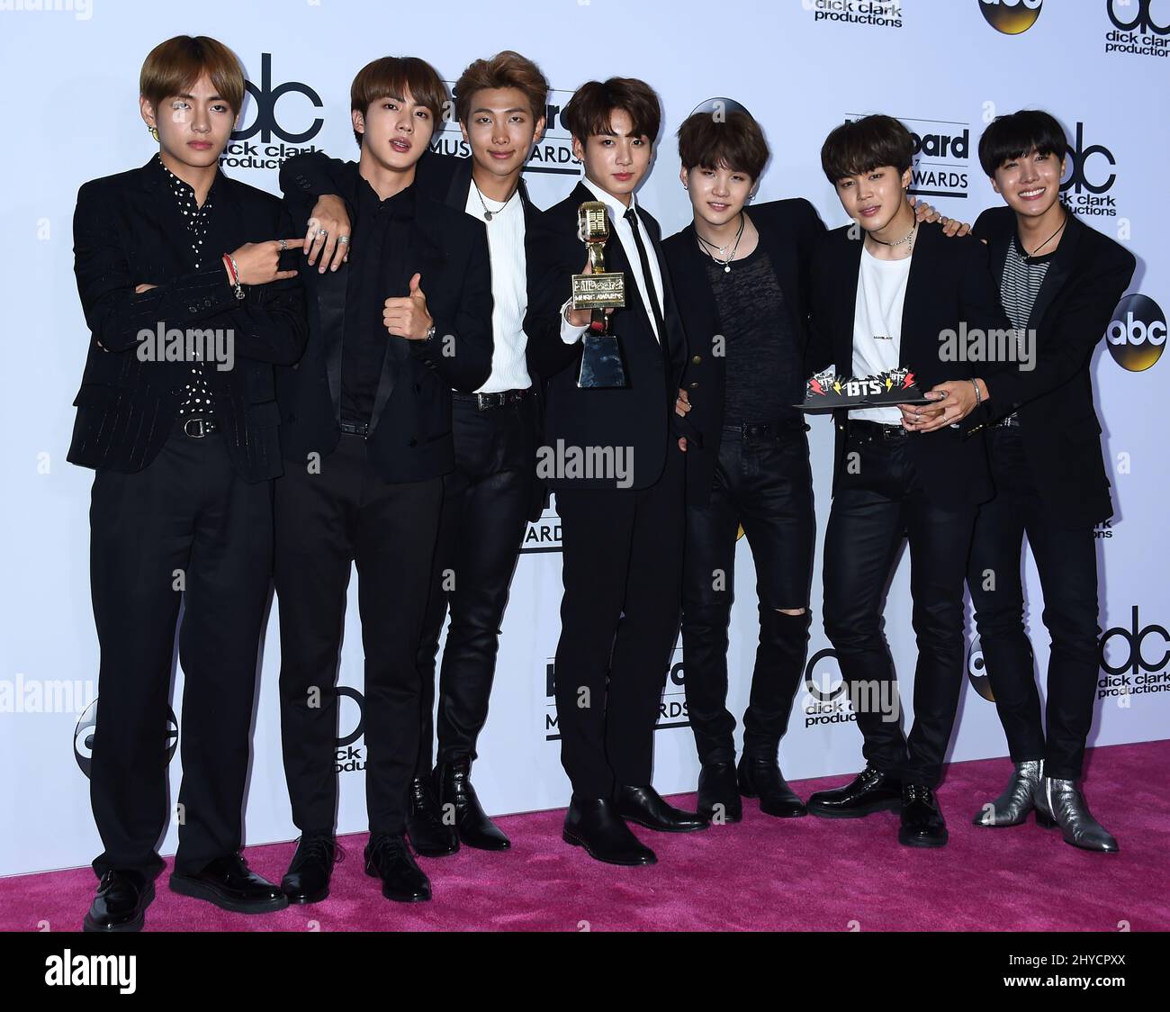 BTS attending the Billboard Music Awards 2019 Press Room at the