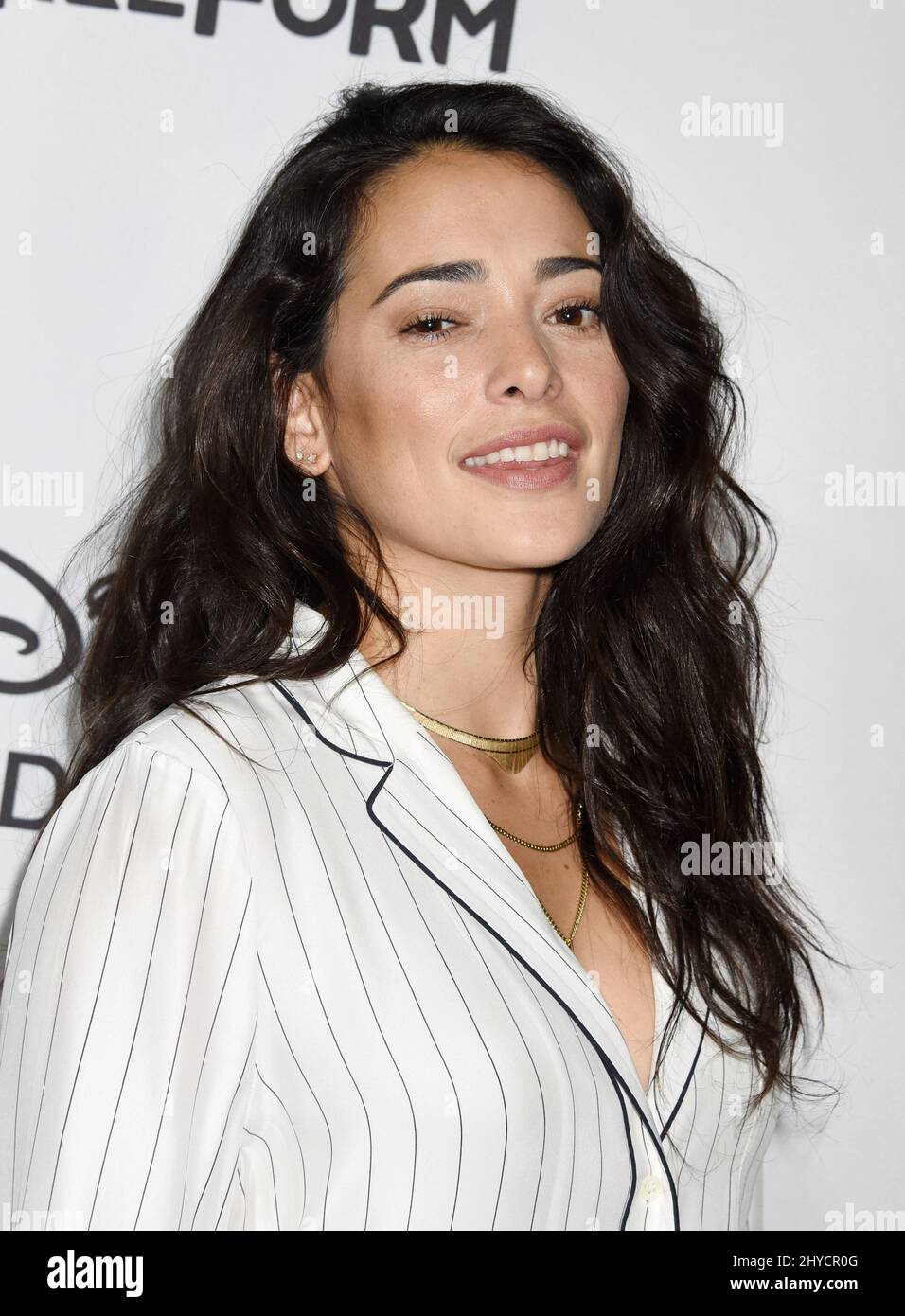 Natalie Martinez attending the ABC International Upfronts Stock Photo