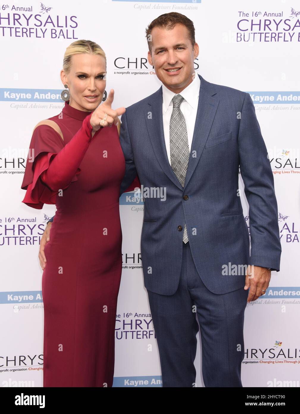 Molly Sims and Scott Stuber attending the 16th Annual Chrysalis