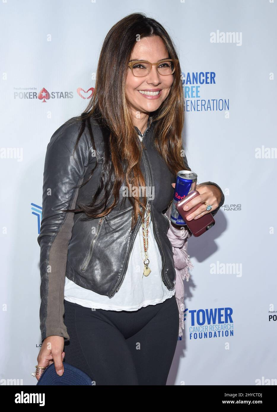 Vanessa Marcil attending the Ante Up for Cancer Poker Tournament in Los Angeles Stock Photo