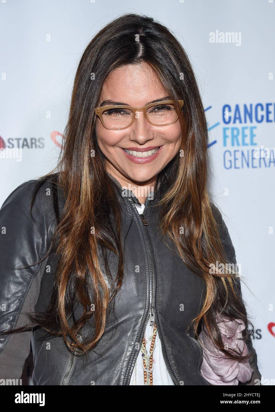 Vanessa Marcil attending the Ante Up for Cancer Poker Tournament in Los Angeles Stock Photo