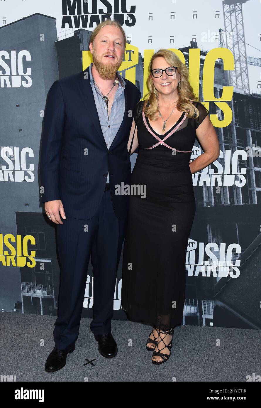 Derek Trucks and Susan Tedeschi attending the CMT Music Awards 2017 held at the Music City Center Stock Photo
