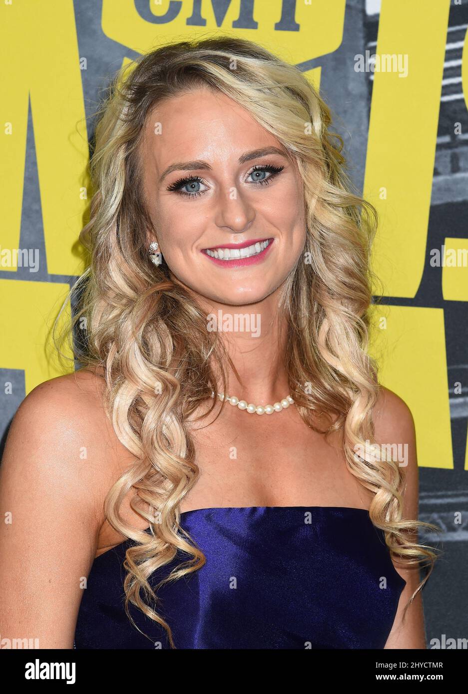 Leah Messer attending the CMT Music Awards 2017 held at the Music City Center Stock Photo - Alamy