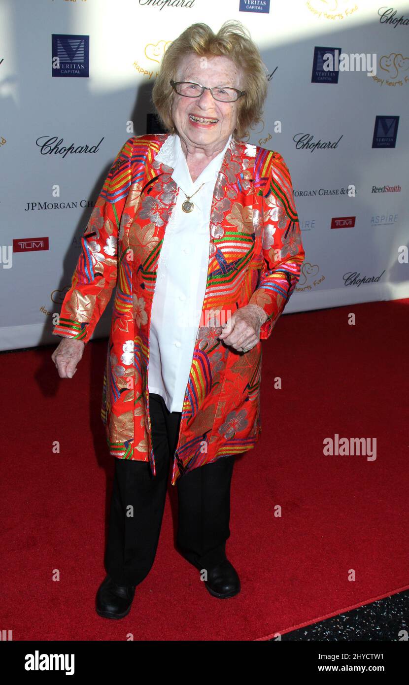 Dr. Ruth Westheimer attending the Happy Hearts Fund 2017 Graduation Gala at the One World Observatory Stock Photo