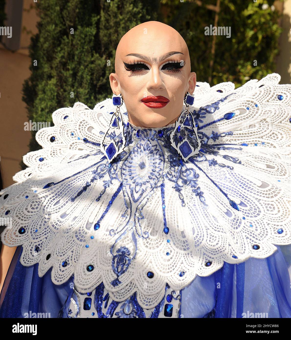Sasha Velour Sasha Velour attending RuPaul's Drag Race Season Nine Finale Taping