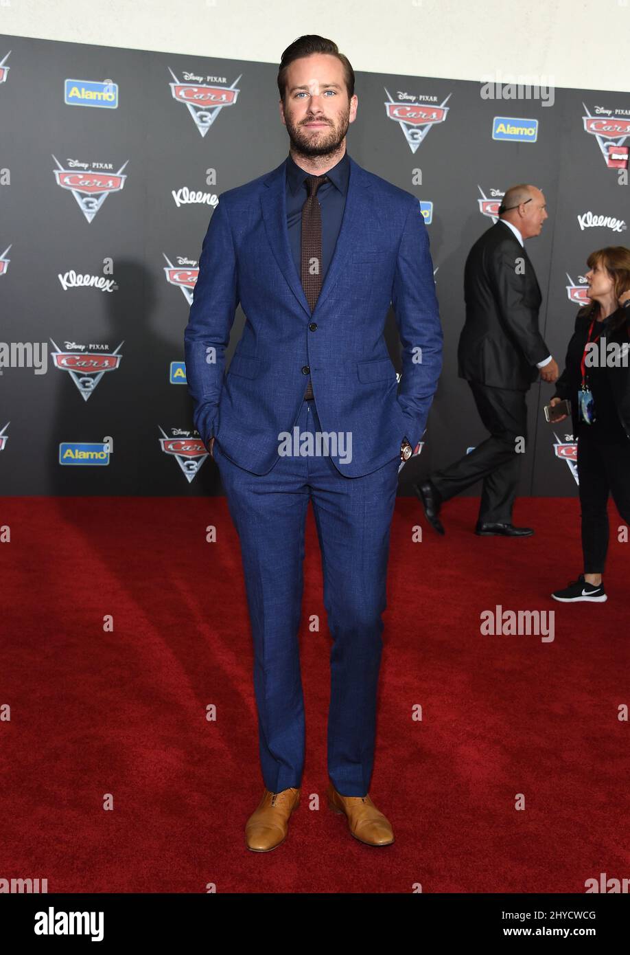 Armie Hammer arriving to the "Cars 3" World Premiere held at the