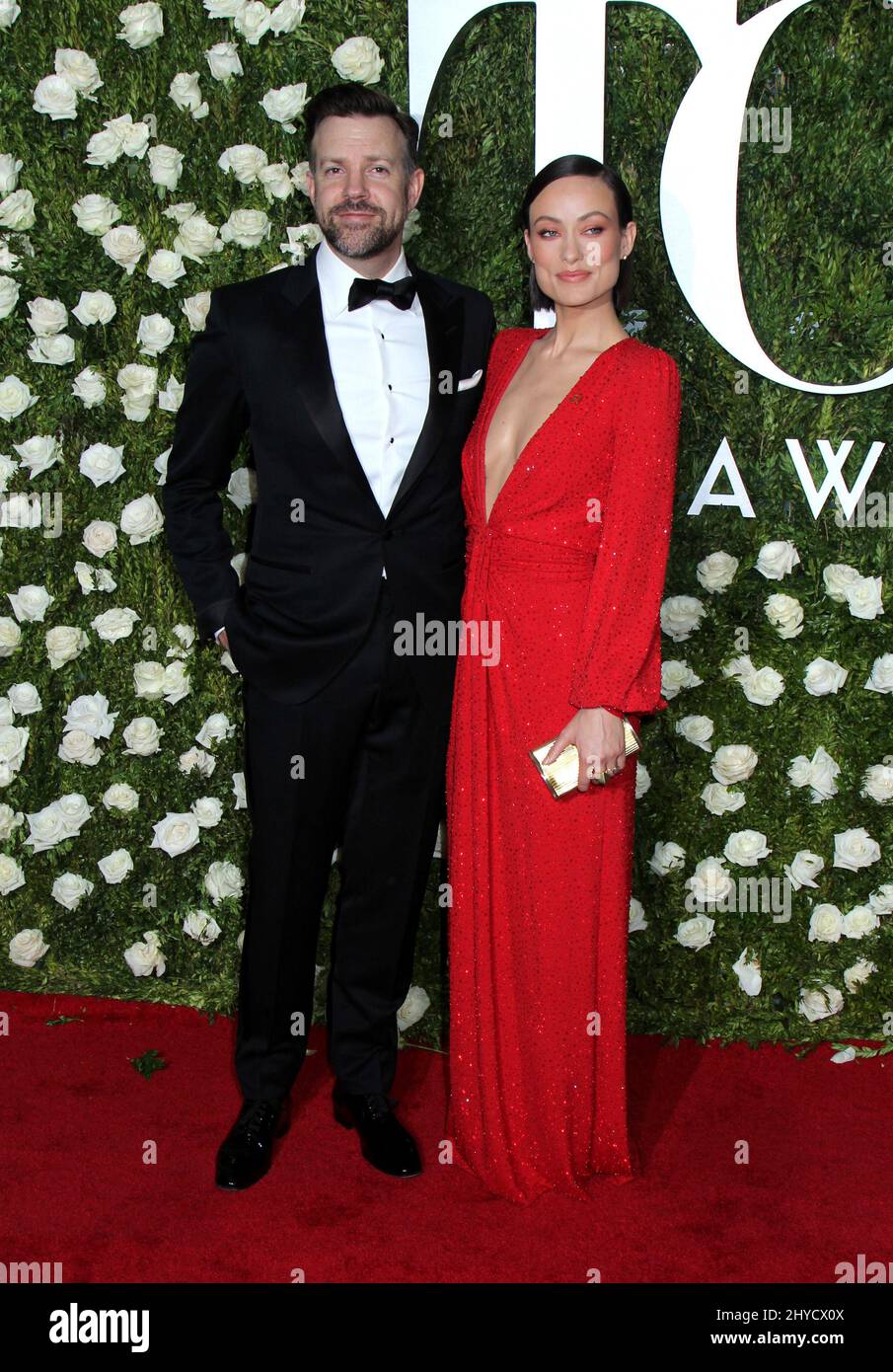 Jason Sudeikis And Olivia Wilde Attending The 71st Annual Tony Awards In