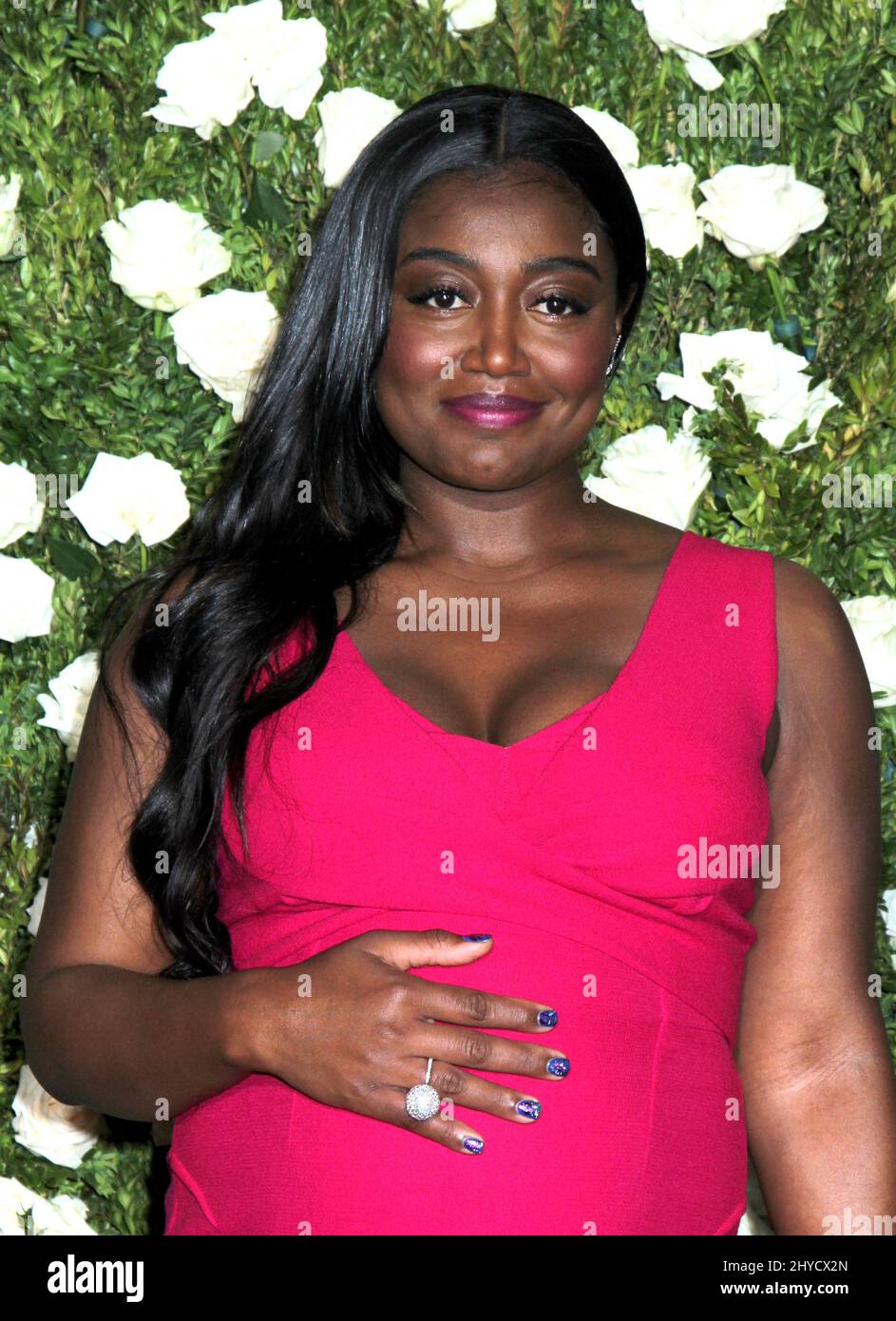 Patina Miller attending the 71st Annual Tony Awards in New York Stock Photo