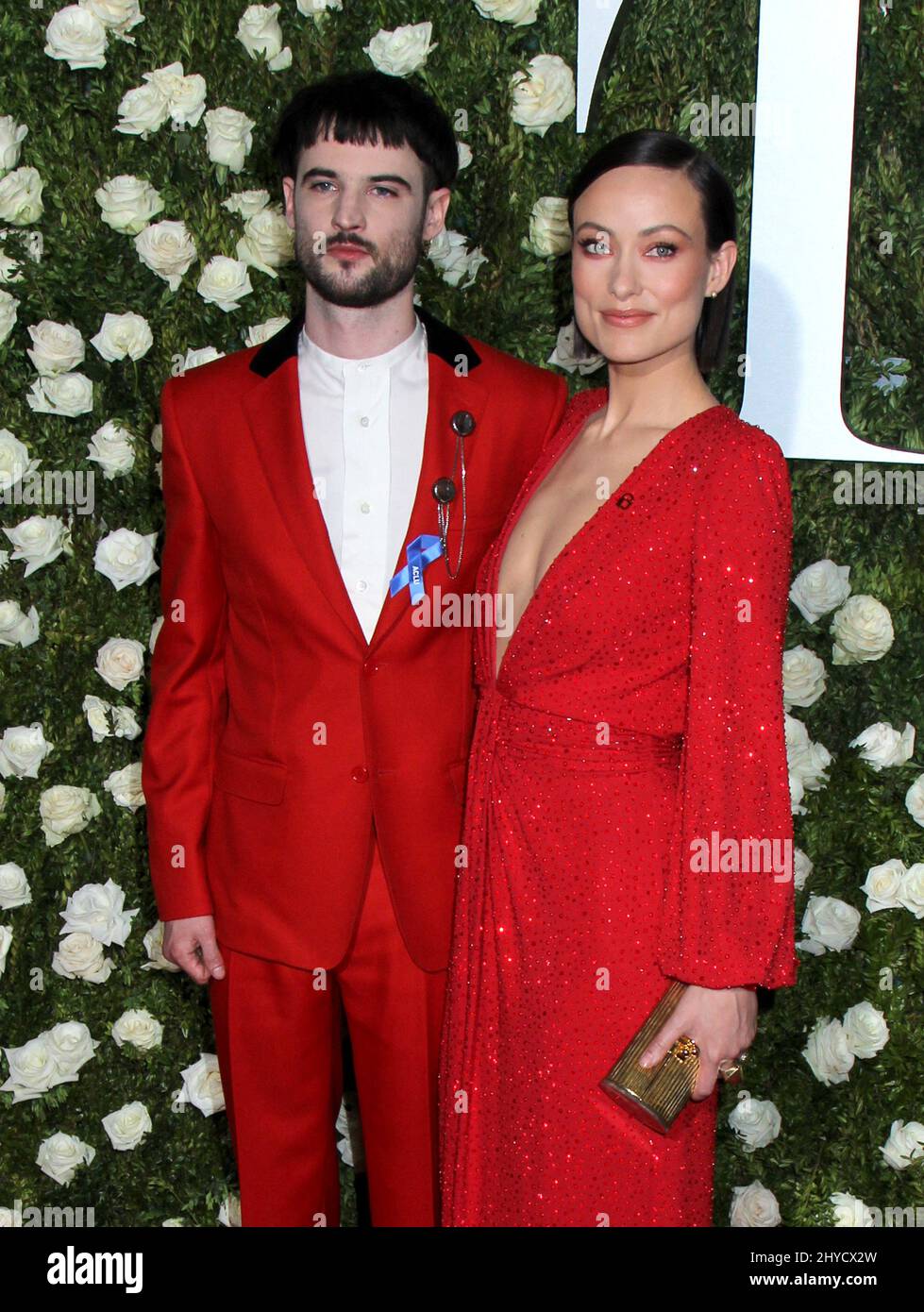 Olivia Wilde & Tom Sturridge attending the 71st Annual Tony Awards in