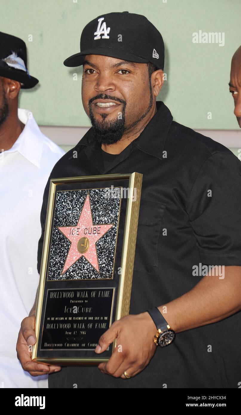 Ice Cube during the Ice Cube Hollywood Walk of Fame Star Ceremony held ...