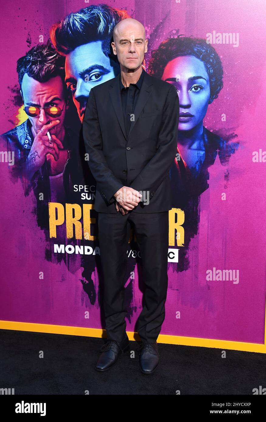 Pip Torrens attending the AMC season two 'Preacher' premiere screening held at the Ace Theatre Downtown LA Stock Photo