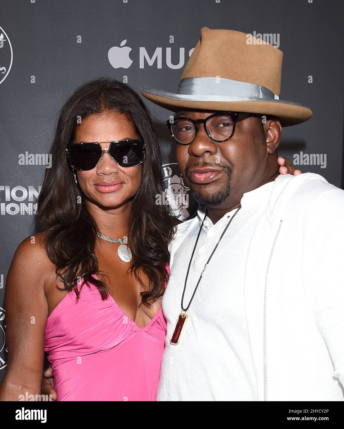 Bobby Brown and Alicia Etheredge attending the "Can't Stop, Won't Stop