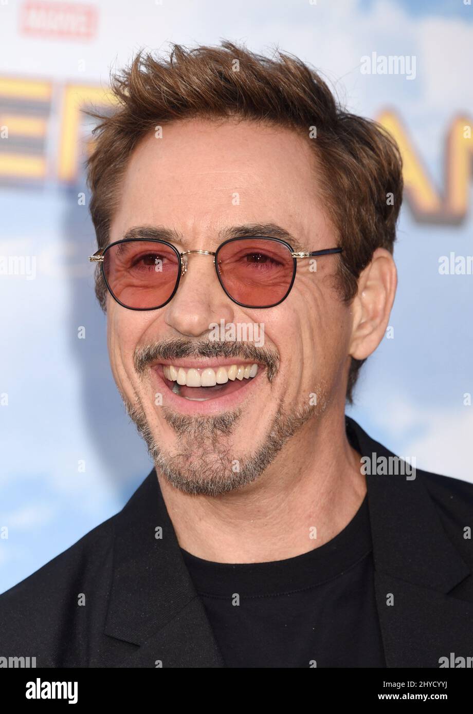 Robert Downey Jr. attending the 'Spider-Man: Homecoming' World Premiere ...