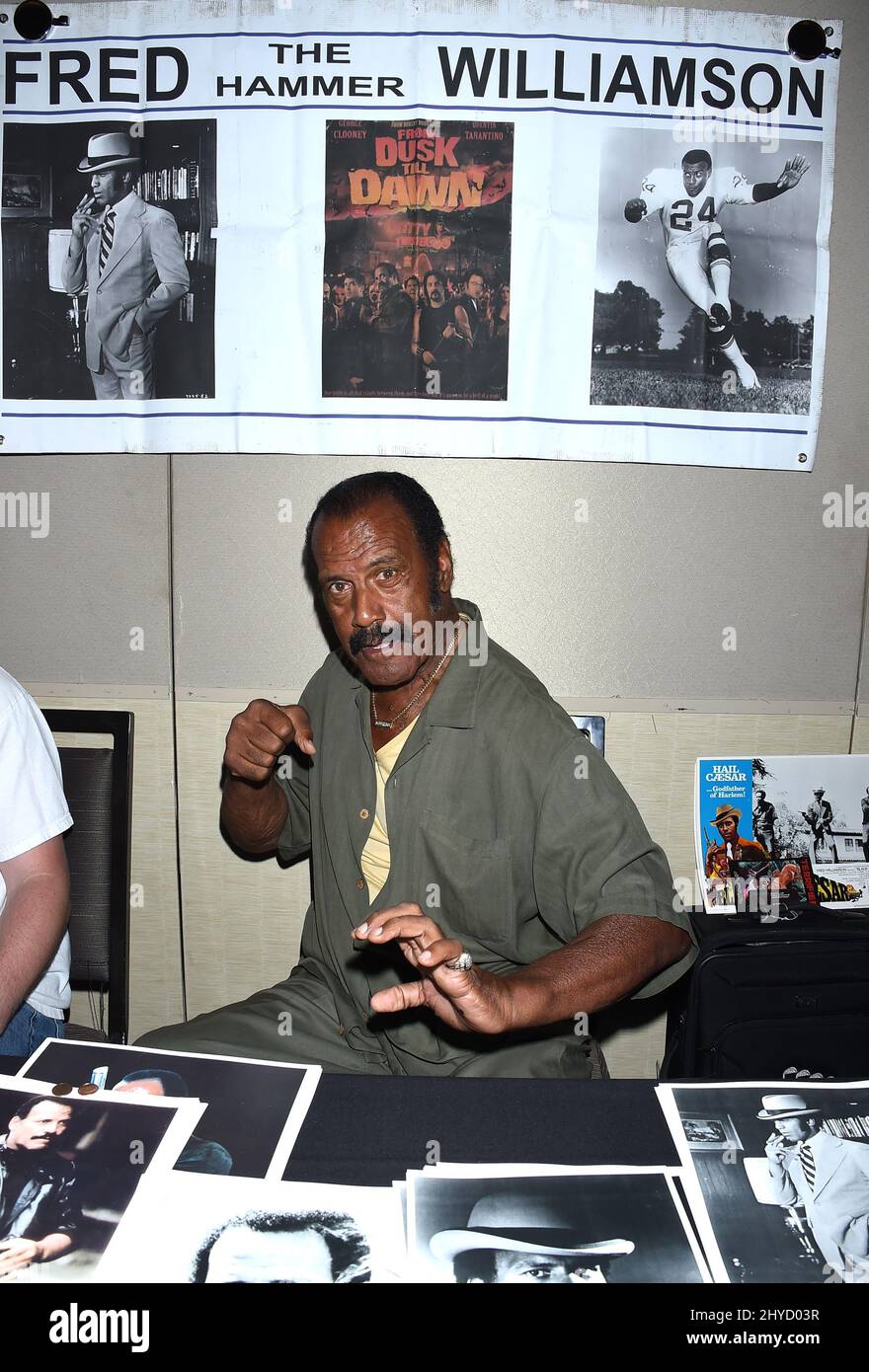 Fred Williamson attending The Hollywood Show held at the Westin LAX