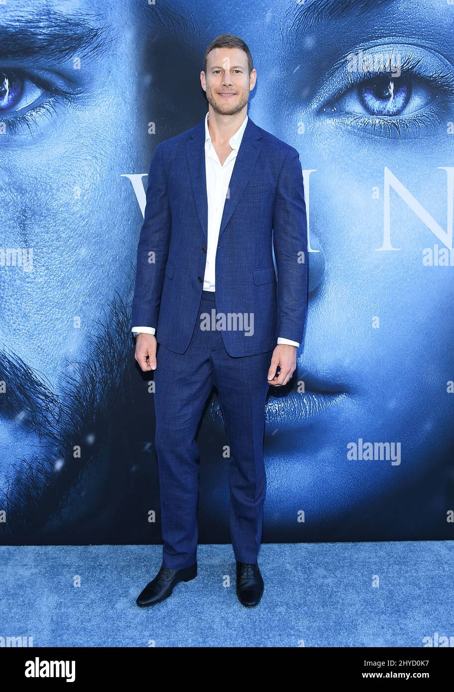 Tom Hopper attending the season seven premiere of HBO's Game of Thrones, held at The Music