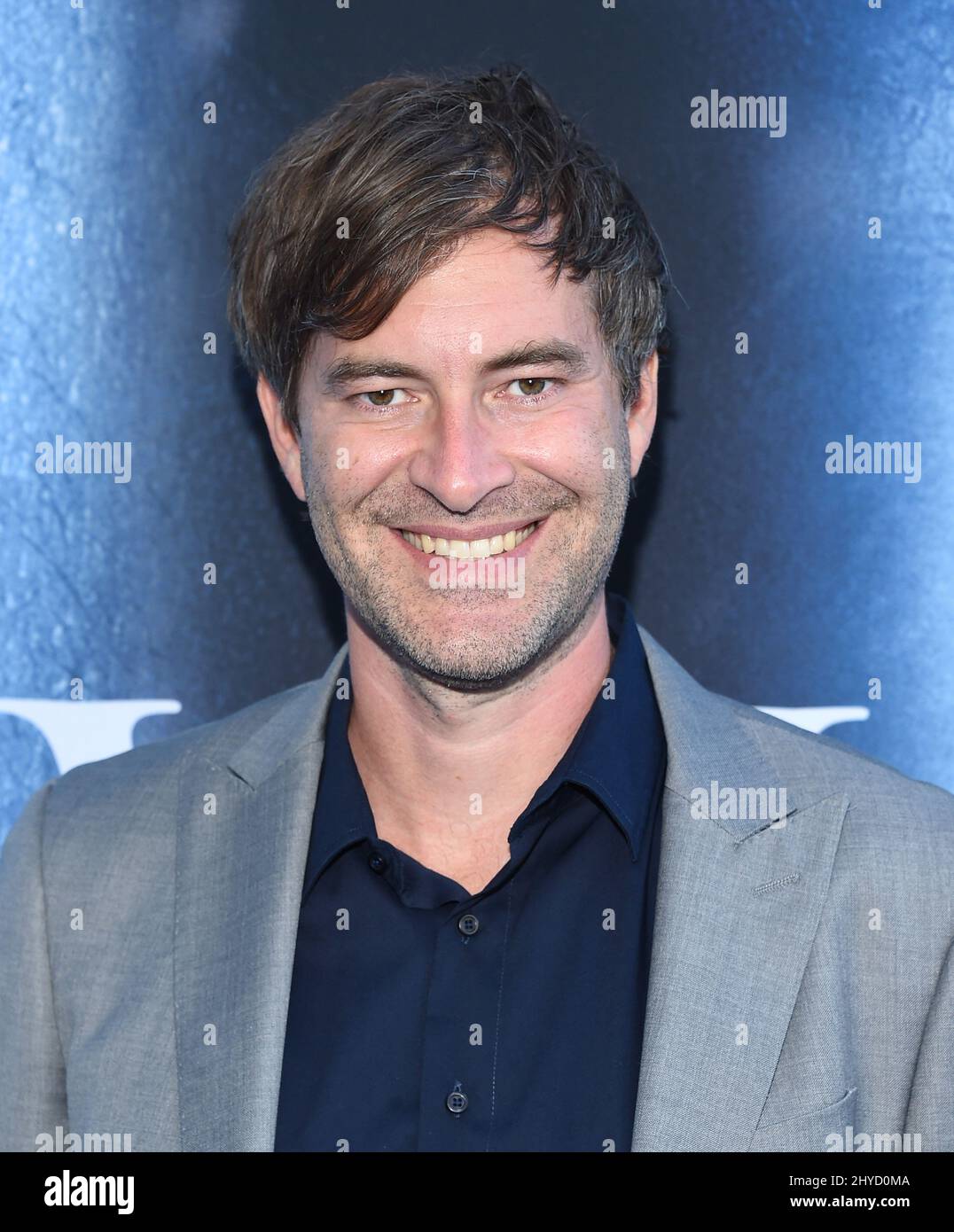 Mark Duplass attending the season seven premiere of HBO's Game of